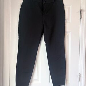 GAP Black Stretch Skinny Pants Size 16 NWT Slim Fit Work Pants